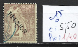 REUNION 18 Oblitéré Côte 5.50 € - Used Stamps