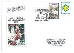 SC 06 - 1279 SCOUT, Cupa Izvoarelor, Natrional CAMP. Romania - Cover - Used - 2003 - Covers & Documents