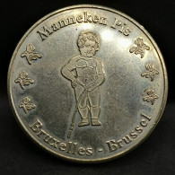 JETON TOURISTIQUE 31mm MANNEKEN PIS BRUXELLES BELGIQUE TOKEN - Turistici