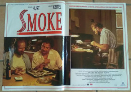 AFFICHE CINEMA FILM SMOKE Harvey KEITEL William HURT WAYNE WANG 1995 TBE Affiche Italienne - LOBBY CARD ? - Affiches & Posters