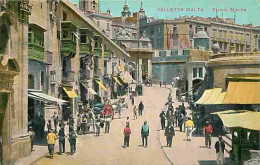 Malte - Valletta Malta - Strada Marina - Animée - Colorisée - CPA - Voir Scans Recto-Verso - Malta
