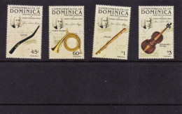 ER02 Dominica Musical Instruments - MNH Stamps - Dominica (1978-...)
