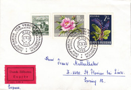 FLOWERS, ARCHITECTURE, COVERS  FDC  1969  AUSTRIA - FDC