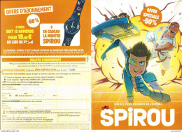 Depliant Abonnement à SPIROU 2022 - Postcards