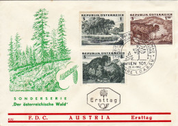 FOREST, COVERS  FDC  1962  AUSTRIA - FDC