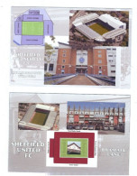 2 POSTCARDS UK FOOTBALL STADIUMS SHEFFIELD UNITED /  SHEFFIELD WEDNESDAY - Estadios