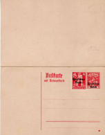 GERMANY WEIMAR REPUBLIC 1920 POSTCARD  MiNr P 127 UNUSED - Postcards