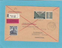 EINGESCHRIEBENER BRIEF AUS LUXEMBURG DURCH EILBOTEN NACH COBURG,DEUTSCHLAND,1941. - 1940-1944 Ocupación Alemana