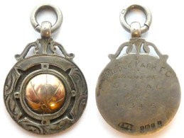 Medaglia Calcio In Argento Middle Park FC 1934-1935 2° Divisione - Autres & Non Classés