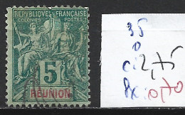 REUNION 35 Oblitéré Côte 2.75 € - Used Stamps