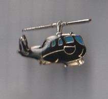 PIN'S  THEME HELICOPTERE GROS PORTEUR NOIR - Avions