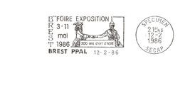 Département Du Finistère - Brest - Flamme Secap SPECIMEN - EMA (Printer Machine)