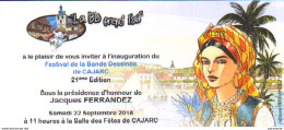 FERRANDEZ : Carte Annonce Salon CAJARC 2018 - Postkaarten
