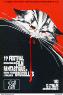 SOKAL : Calendrier Salon FESTIVAL FILM FANTASTIQUE BRUXELLES 1993 - Agendas & Calendarios