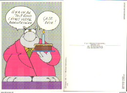 GELUCK : Carte LE CHAT Edition P&T 1991 - Seyssel
