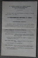 Evian-les-Bains (Haute-Savoie), Programme Congrès, 1965 - Programmi