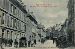 N42 - 05 - GAP - Haute-Alpes - Hôtel Des Postes Et Télégraphes, Rue Carnot - Gap