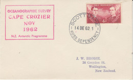 Ross Dependency Cape Crozier Ca Scott Base 14 DEC 1962 (SR187) - Bases Antarctiques