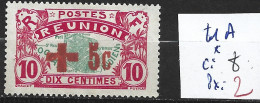 REUNION 81A * Côte 8 € - Neufs