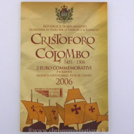 Euro, Saint Marin, 2 Euro 2006, Cristoforo Colombo - San Marino