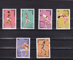 LI02 Romania 1991 World Athletics Championships, Tokyo Full Set Used Stamps - Used Stamps
