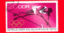 GERMANIA - DDR - Usato - 1972 - Sport - Giochi Olimpici - Monaco - Salto Con L'asta - Pole Vault - 20 - Gebraucht
