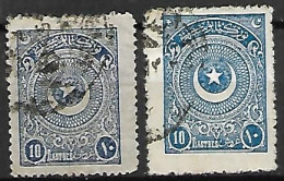 TURQUIE    -    1923 .  Y&T N° 678 / 678a Oblitérés. - Usados