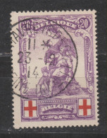 COB 128 Oblitération Centrale LE HAVRE SPECIAL - 1914-1915 Cruz Roja