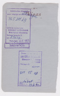 1 Page D'un Passeport Avec Timbres D'Espagne Fiscaux 1956 Derechos Consulares Ministério De Asuntos - Steuermarken