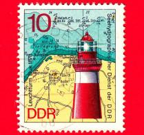GERMANIA - DDR - Usato - 1974 - Fari - Lighthouse - Buk, 1878 - 10 - Gebraucht