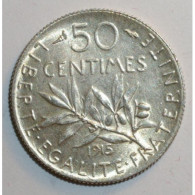 GADOURY 420 - 50 CENTIMES 1915 TYPE SEMEUSE - SUP - KM 854 - 50 Centimes