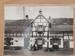 Innenheim 2 Cartes Du Restaurant Cep De Vigne R SCHAAL , Nid De Cigogne - Otros & Sin Clasificación