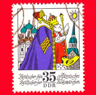 GERMANIA - DDR - Usato - 1974 - Fiabe Dei Fratelli Grimm - Cinguettii Qui - Cinguettii La - 35 - Gebraucht