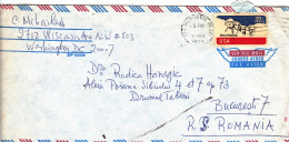 HISTORICAL DOCUMENTS  REGISTERED   COVERS  NICE FRANKING   1974 USA - Brieven En Documenten