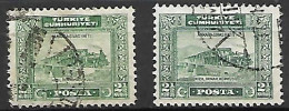 TURQUIE    -    1930 .  Y&T N°  755 Oblitérés . Nuances - Oblitérés