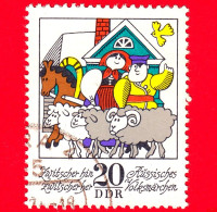 GERMANIA - DDR - Usato - 1974 - Fiabe Dei Fratelli Grimm - Cinguettii Qui - Cinguettii La - Zwitscher There - 20 - Gebraucht