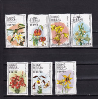 LI02 Guinea Bissau 1989 Lilies Full Set Used Stamps - Guinea-Bissau