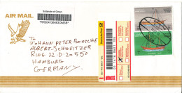 Oman Registered Cover Sent Air Mail To Germany 10-2-2001 - Omán