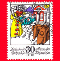 GERMANIA - DDR - Usato - 1974 - Fiabe Dei Fratelli Grimm - Cinguettii Qui - Cinguettii La - Zwitscher There - 30 - Gebraucht