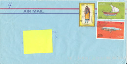 Oman Air Mail Cover Sent To Denmark 1998 ?? - Omán