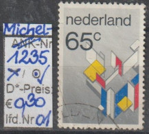 1983 - NIEDERLANDE - SM "Gemälde D. Stijl-Bewegung" 65 C Mehrf. - O Gestempelt - S.Scan (1235o 01-02 Nl) - Usados