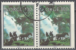 Norwegen Norway 1979. Mi.Nr. 795 D/D Pair, Used O - Used Stamps