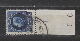 COB 187 Oblitéré Bord De Feuille + Inscription Marginale - 1921-1925 Piccolo Montenez