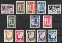 Saint-Marin N°233A à/to 240 (sauf/except 238) & PA/AM N°26 à/to 30 1943  ** - Unused Stamps