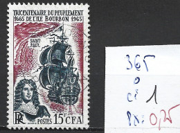 REUNION 365 Oblitéré Côte 1 € - Used Stamps