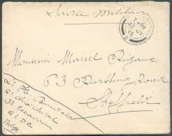 Enveloppe Expédiée De L'HOTEL QUEENS à FOLKESTONE, Dc FOLKESTONE 22 Juillet 1915, Par Un Officier Belge (3° Escadron Q.D - Belgisch Leger