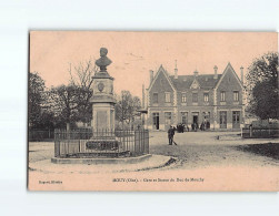 MOUY : Gare Et Statue Du Duc De Mouchy - Très Bon état - Mouy