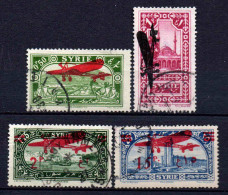 Syrie  - 1929  -  TP Surch -  PA 38 à 41  -  Oblit - Used - Luchtpost