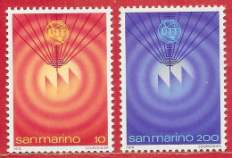 Saint-Marin N°960 & 961 UIT 1970 ** - Nuevos