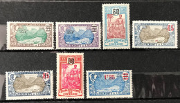 Lot De 7 Timbres Neufs* Etablissements Français De L'océanie 1923 / 1927 - Unused Stamps